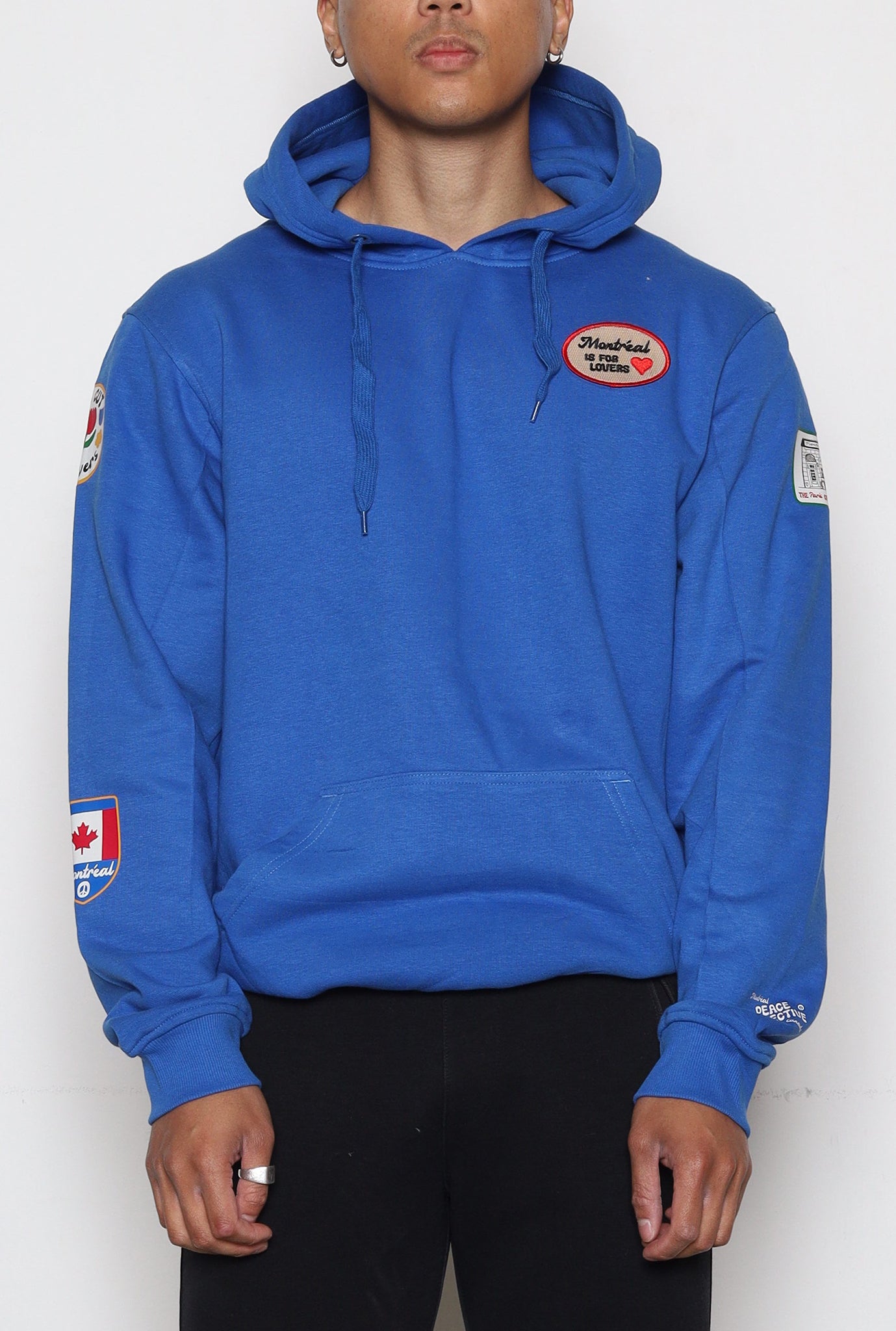 Montreal is for Lovers Patch Hoodie - Royal