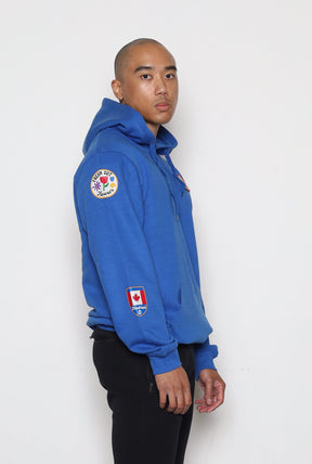 Montreal is for Lovers Patch Hoodie - Royal