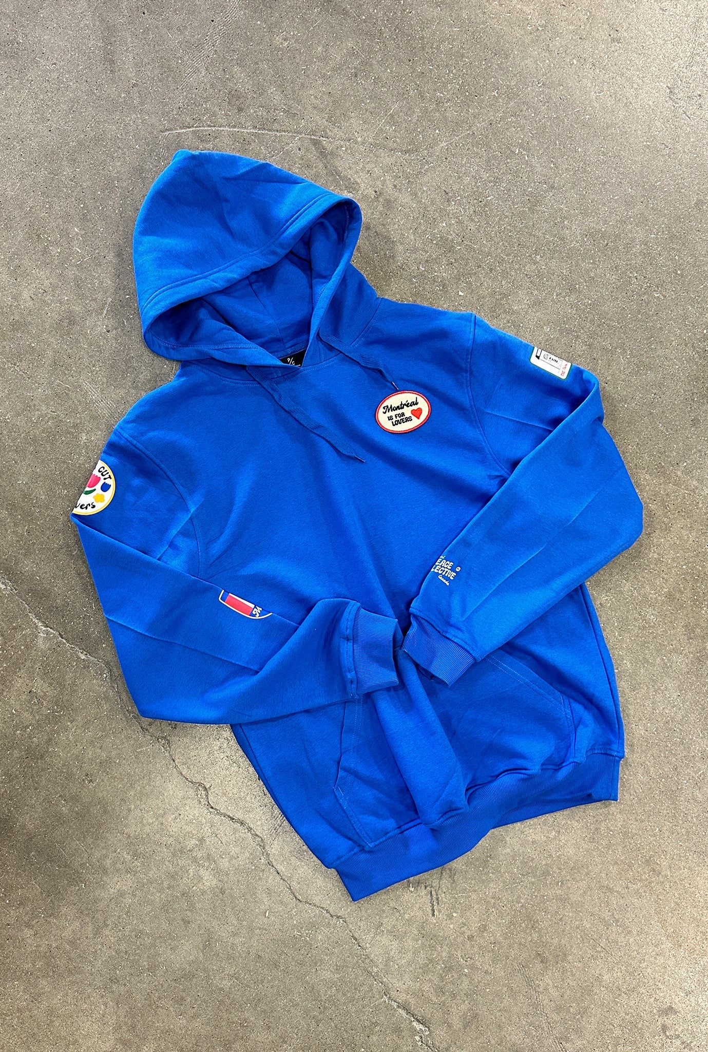 Montreal is for Lovers Patch Hoodie - Royal