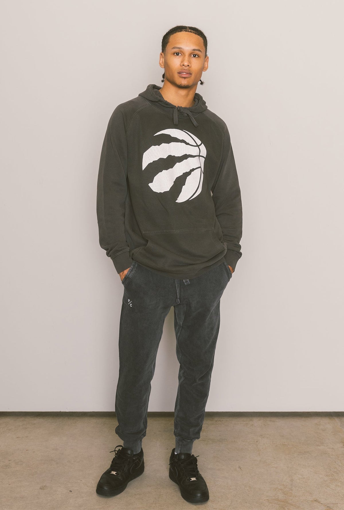 Jogging NBA Stone Wash - Noir