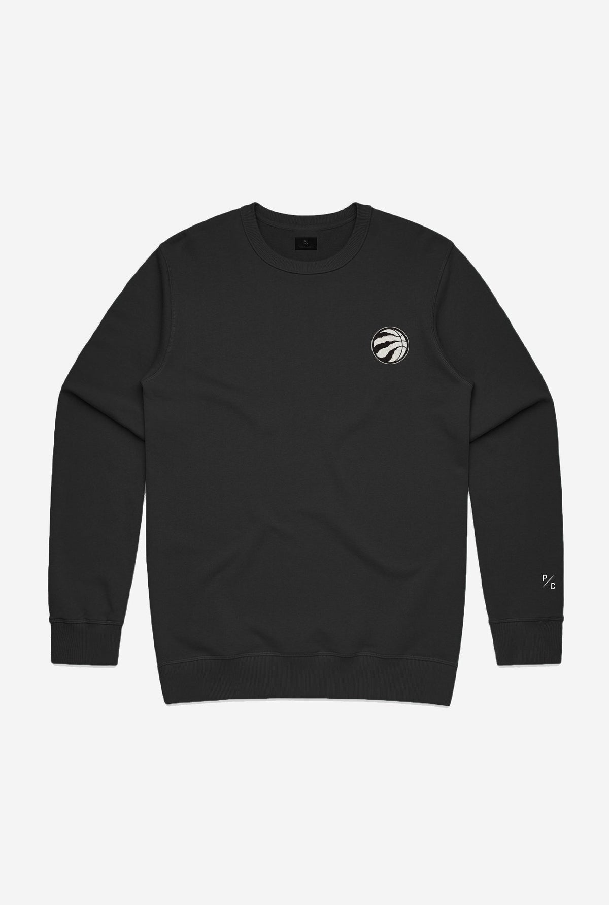 Chandail ras du cou à logo des Raptors de Toronto - Noir