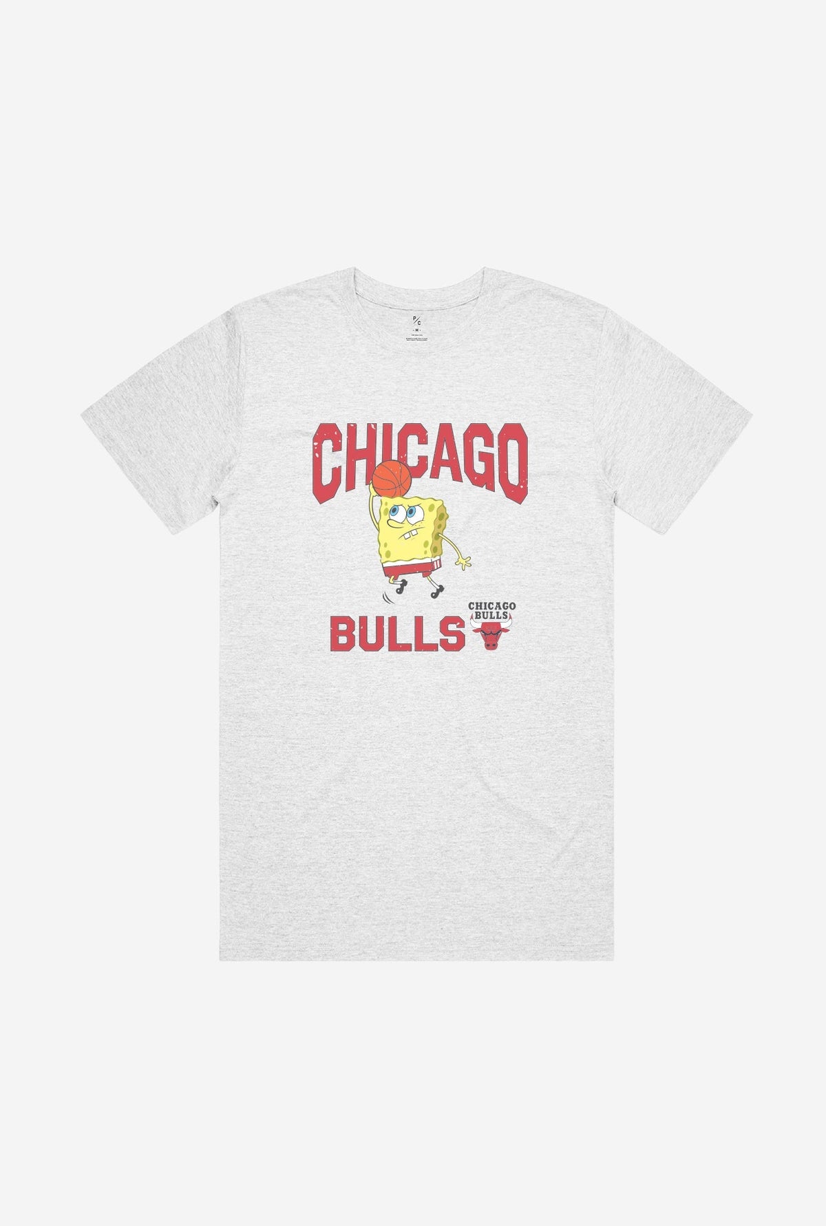Chicago Bulls Spongebob T-Shirt - Ash