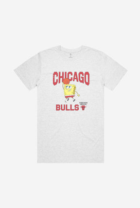 Chicago Bulls Spongebob T-Shirt - Ash