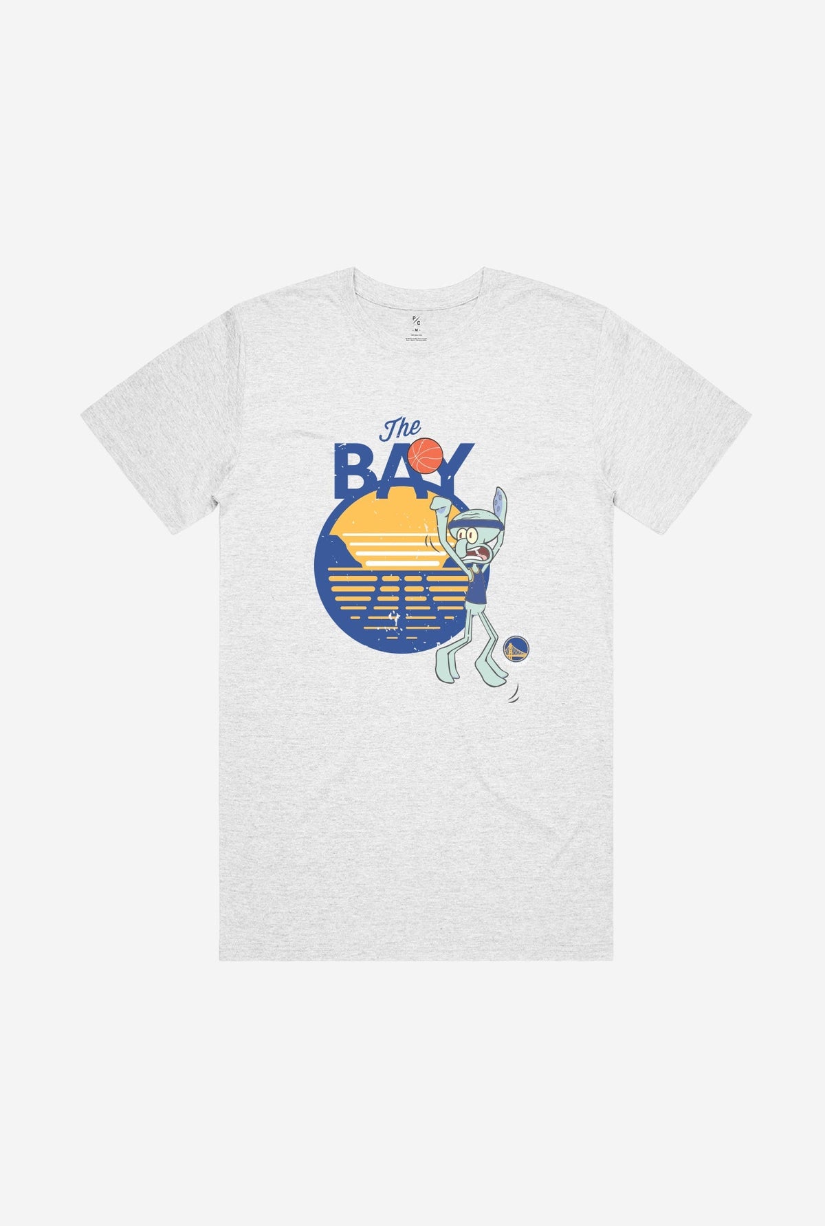 Golden State Warriors Squidward T-Shirt - Ash