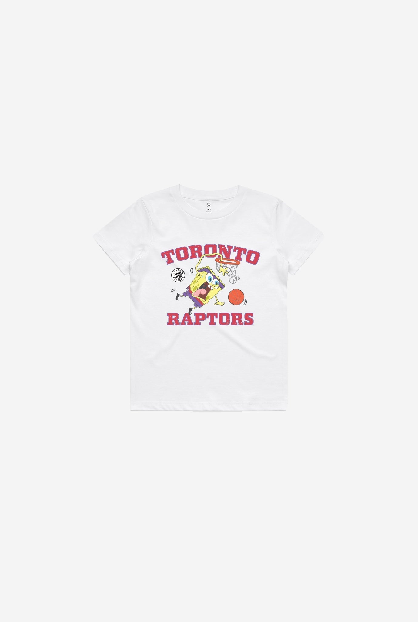 Toronto Raptors Spongebob Kids T-Shirt - White