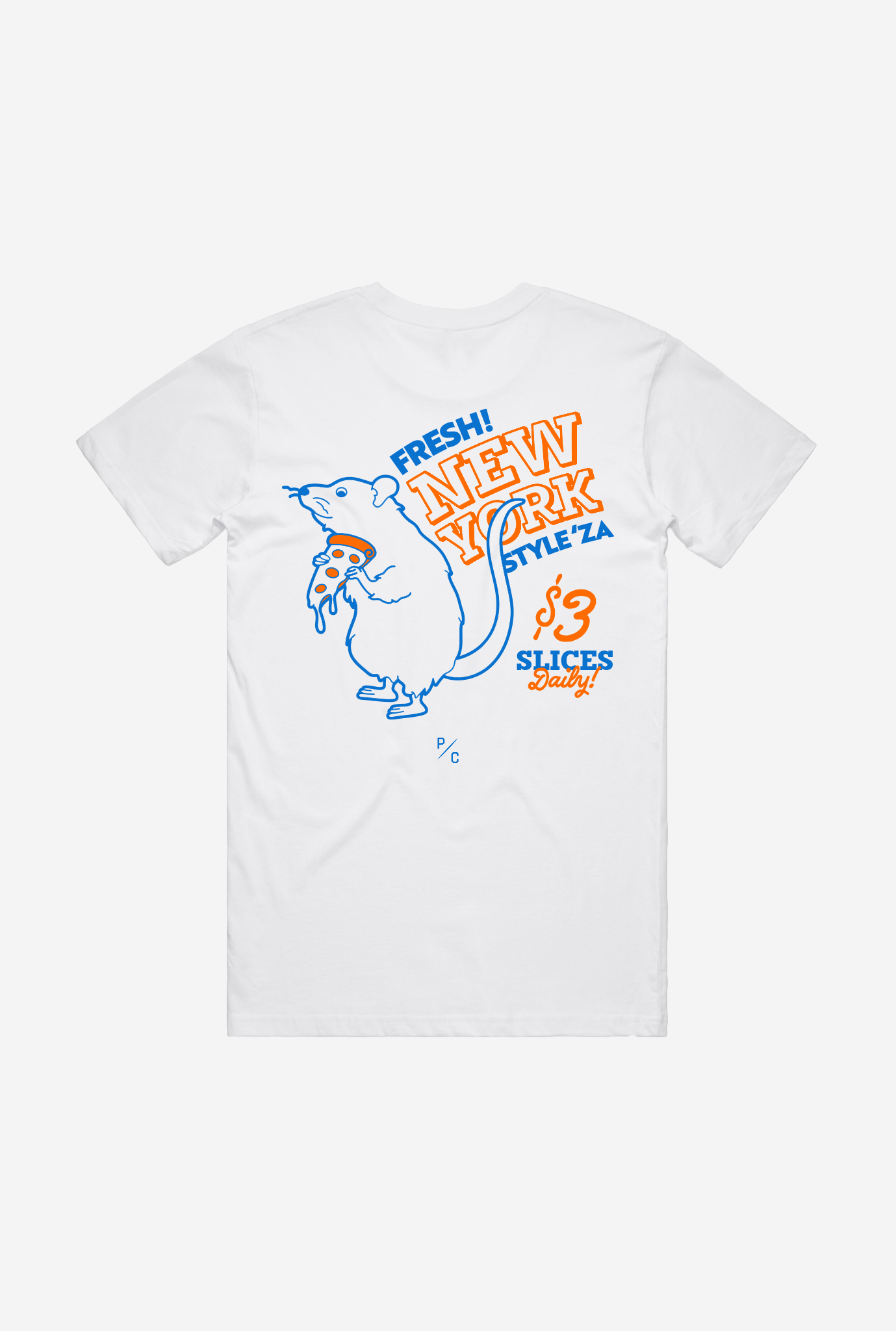 New York City Pizza T-Shirt - White