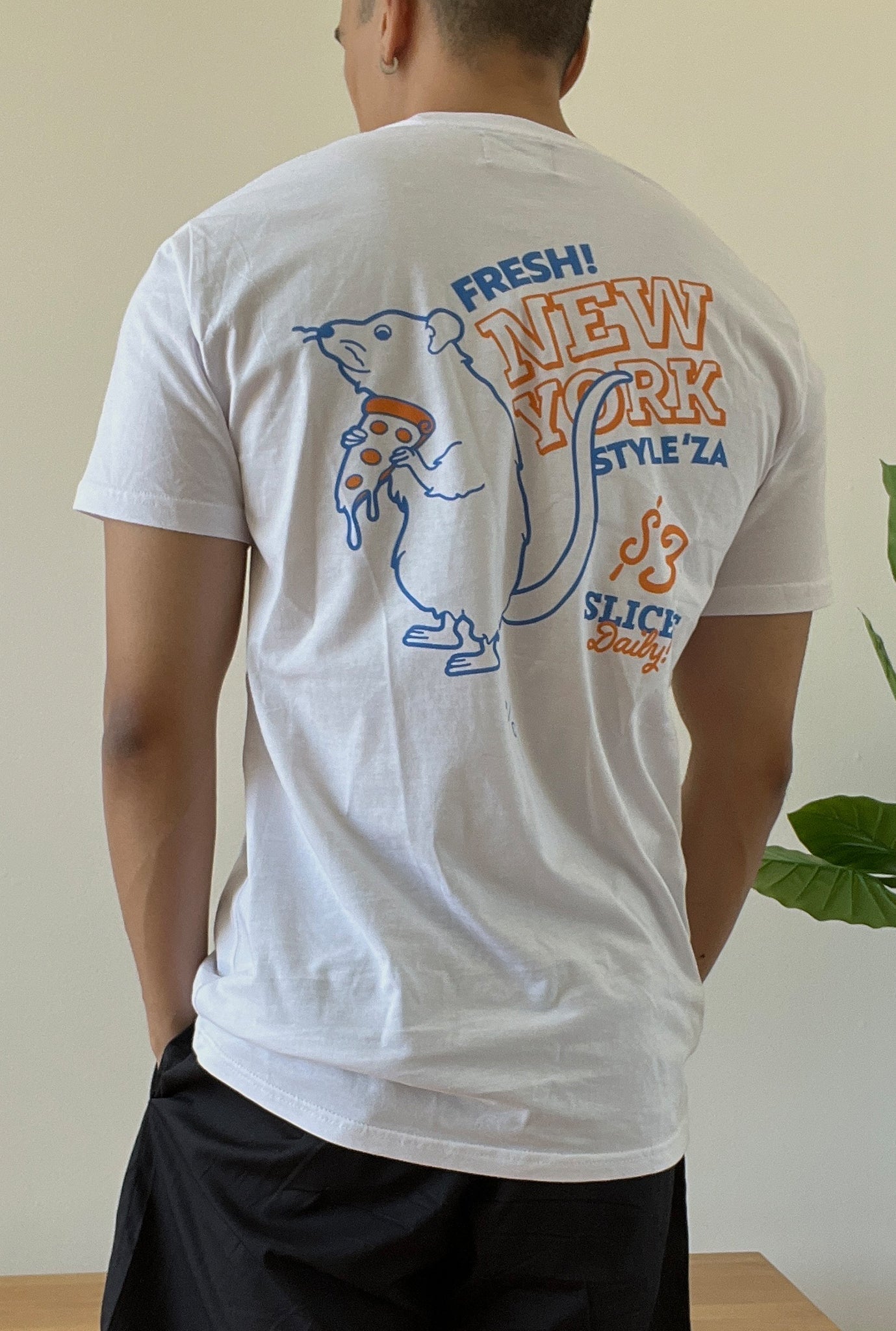 New York City Pizza T-Shirt - White