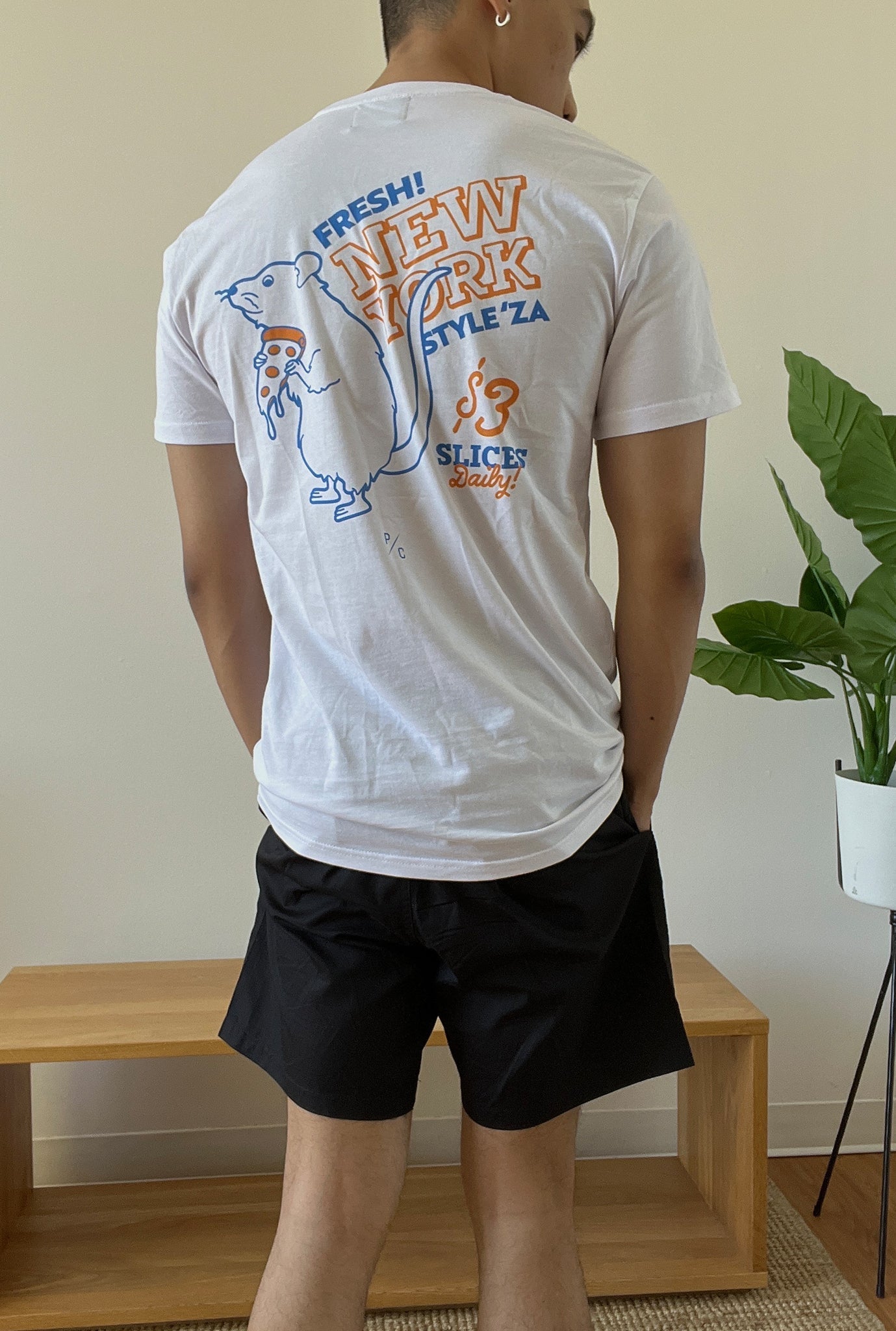 New York City Pizza T-Shirt - White