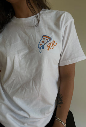 New York City Pizza T-Shirt - White