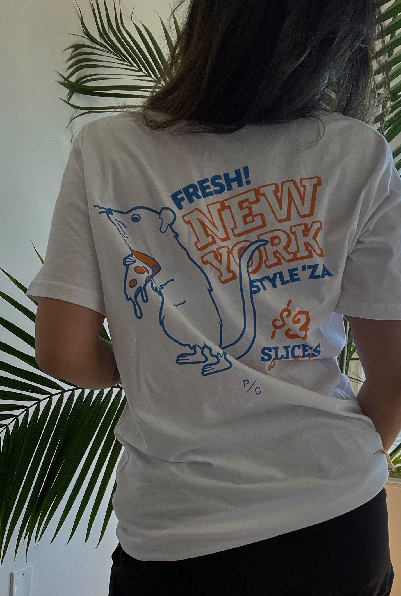 New York City Pizza T-Shirt - White