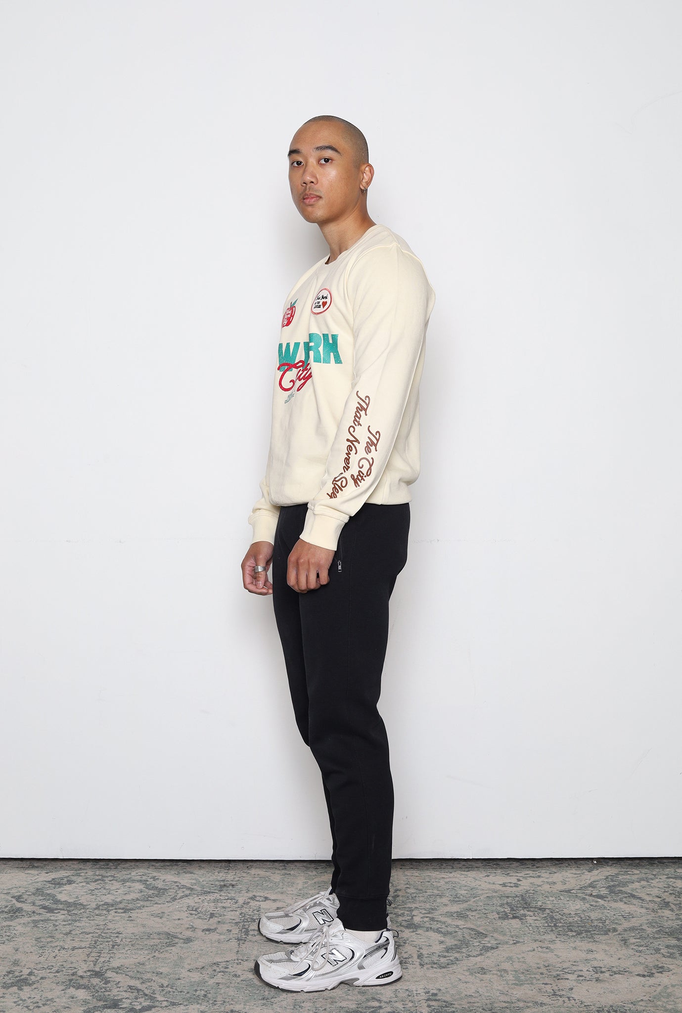 New York City Patch Crewneck - Ivory