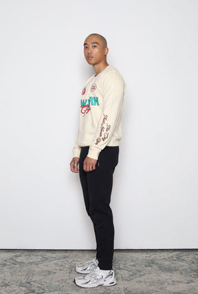 New York City Patch Crewneck - Ivory