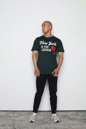 New York is for Lovers T-Shirt - Pine Green