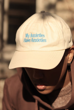 Peanuts My Anxieties have Anxieties Dad Cap - Natural