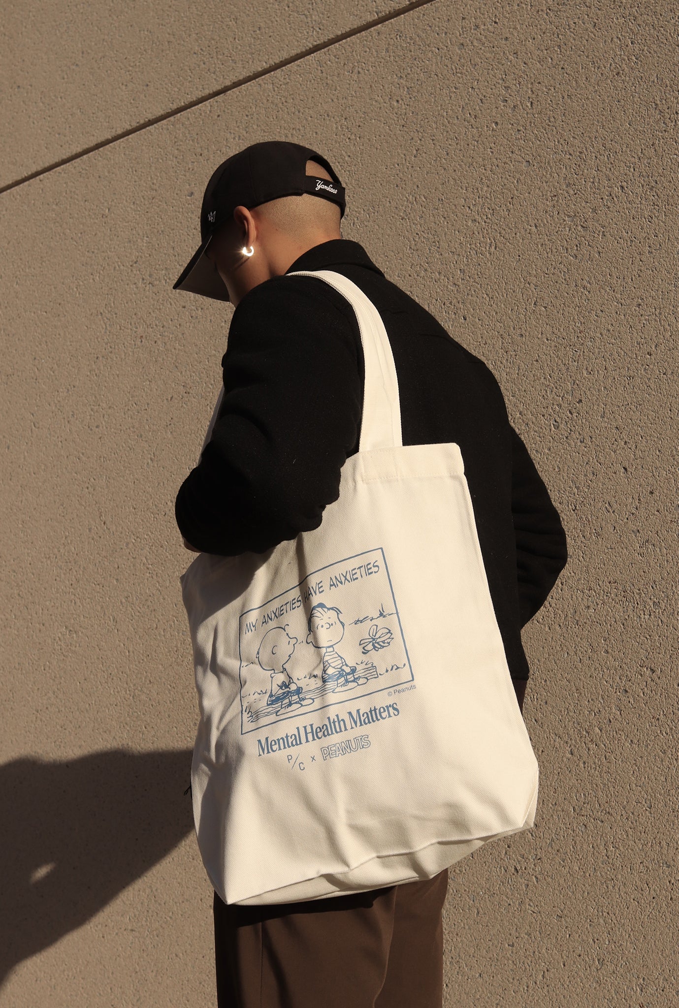 Peanuts My Anxieties have Anxieties Tote - Natural