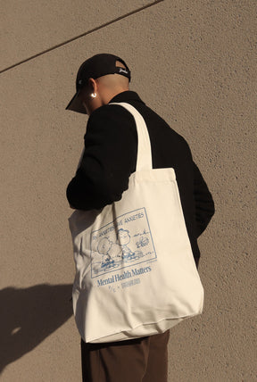 Peanuts My Anxieties have Anxieties Tote - Natural