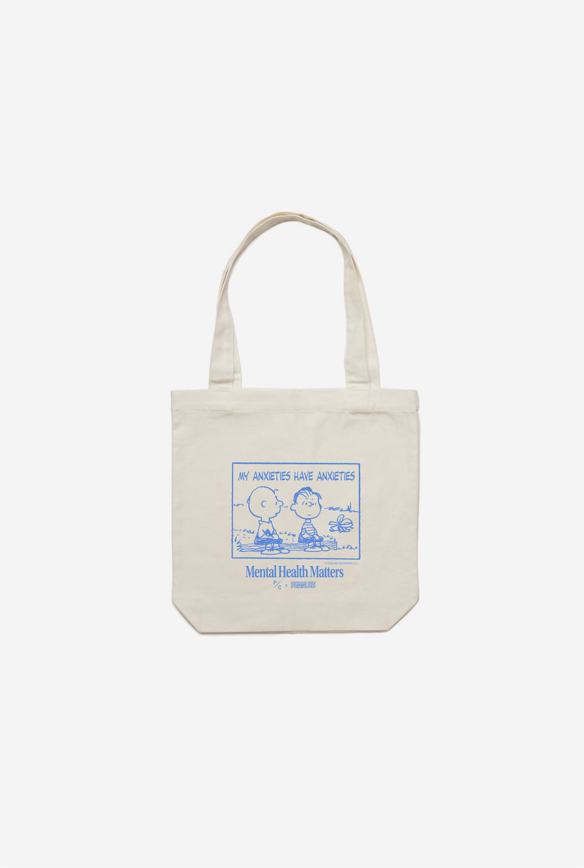 Peanuts My Anxieties have Anxieties Tote - Natural
