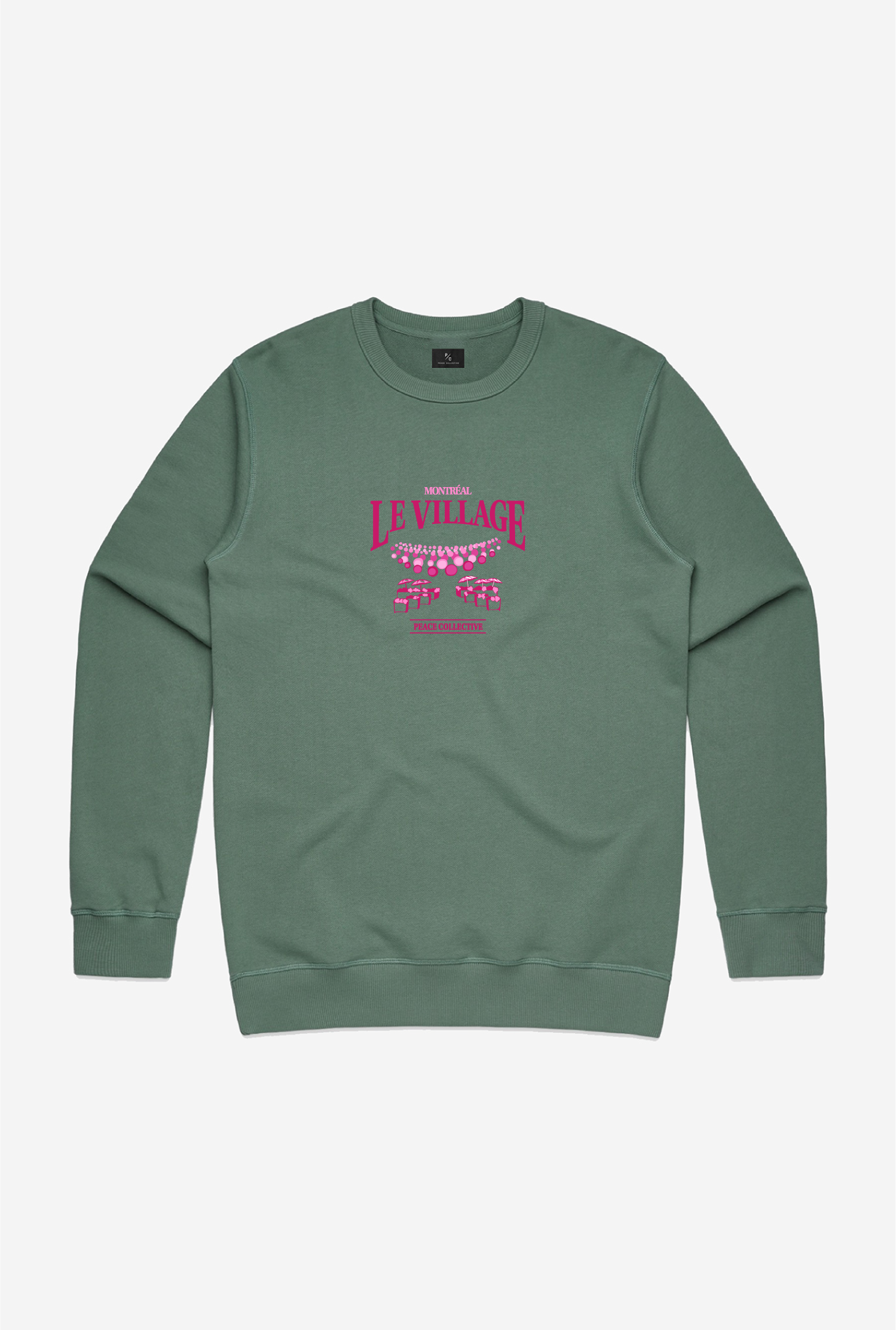 Le Village Vintage Crewneck - Sage