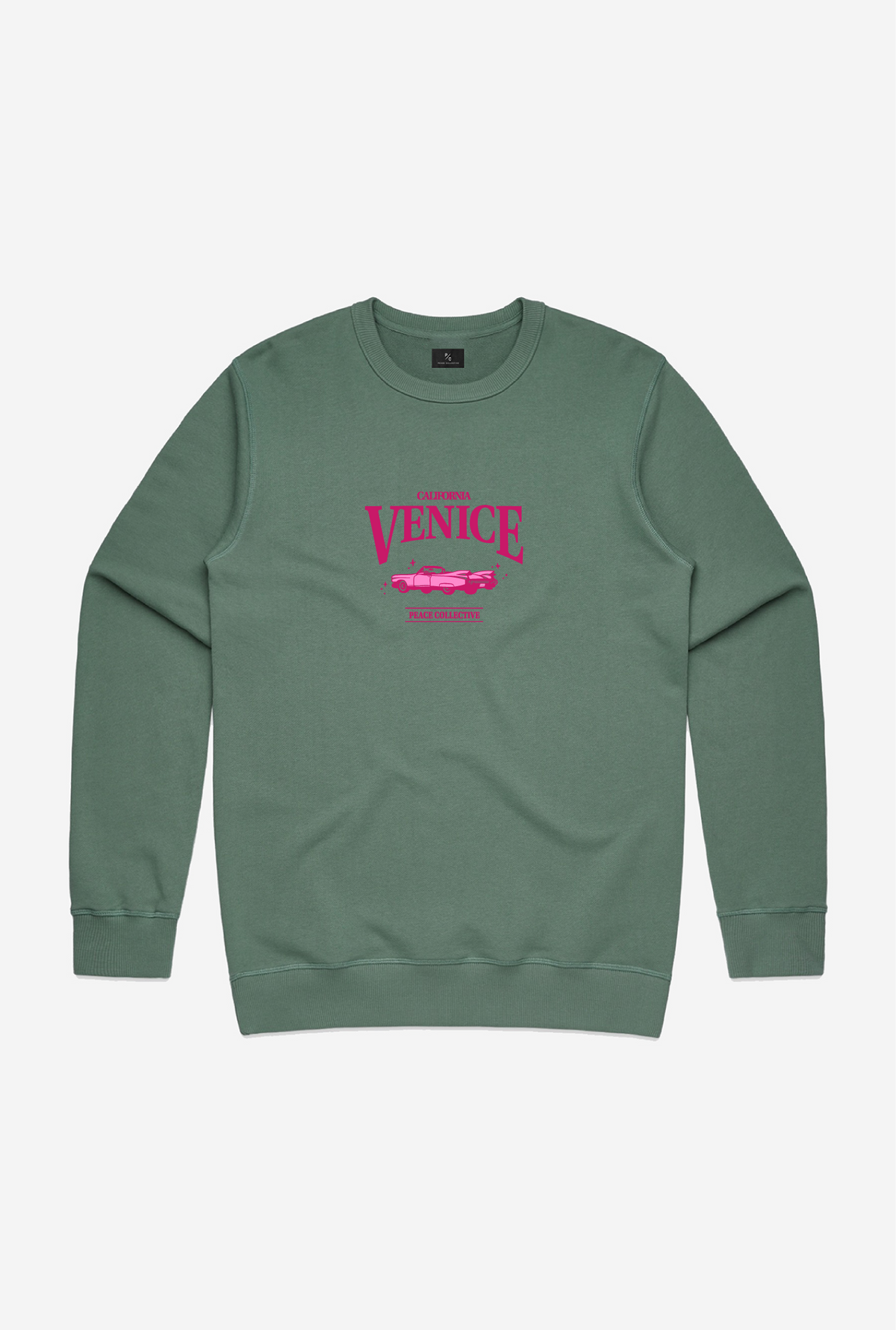 Venice Vintage Crewneck - Sage