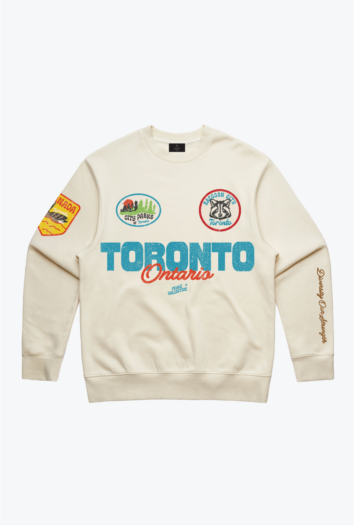 Toronto Patch Crewneck - Ivory
