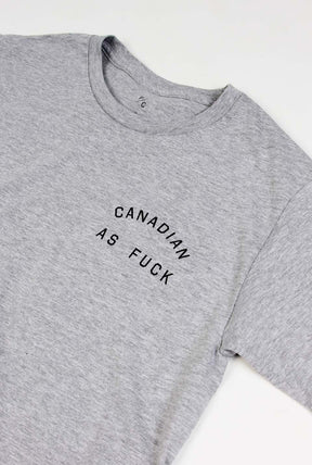 T-shirt Canadian as Fuck - Gris