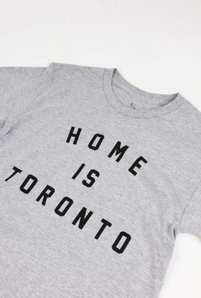 T-shirt universitaire Home is Toronto - Gris