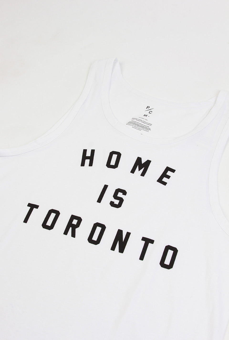Home is Toronto Varsity Tank - White