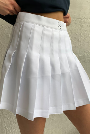 Jupe de tennis à logo P/C - Blanc