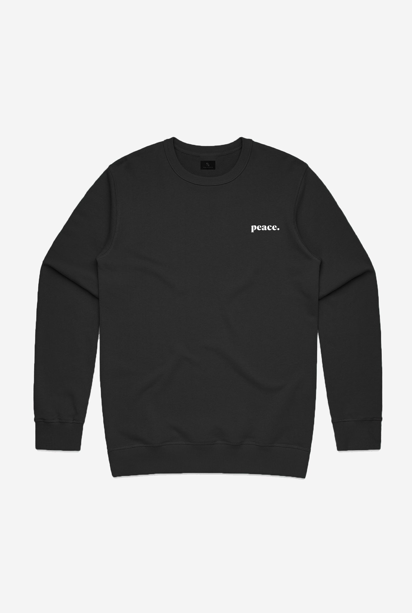Peace Essentials Crewneck - Black