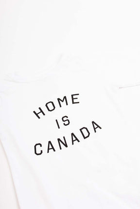 Home is Canada Short Sleeve Onesie - White