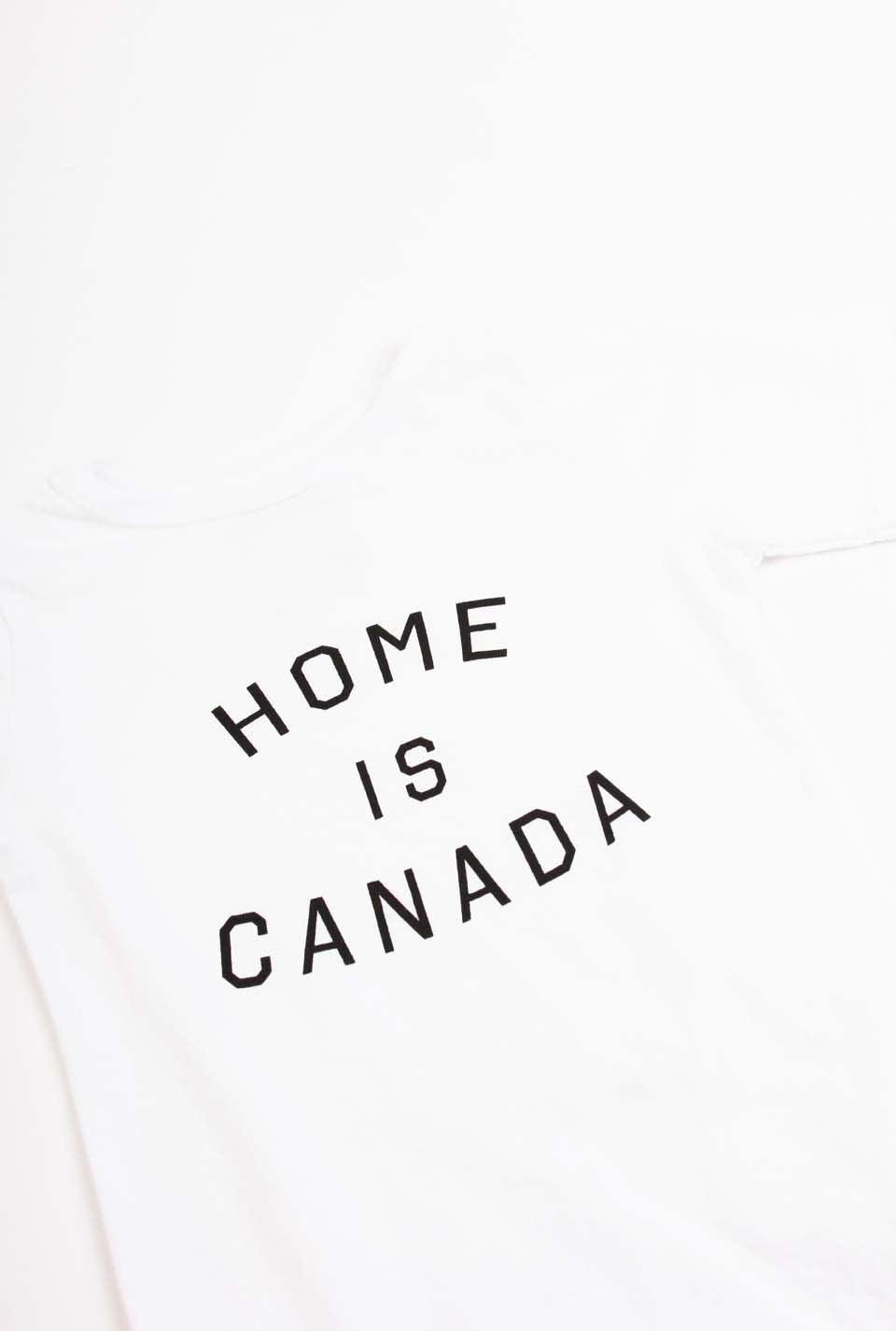 Home is Canada Short Sleeve Onesie - White