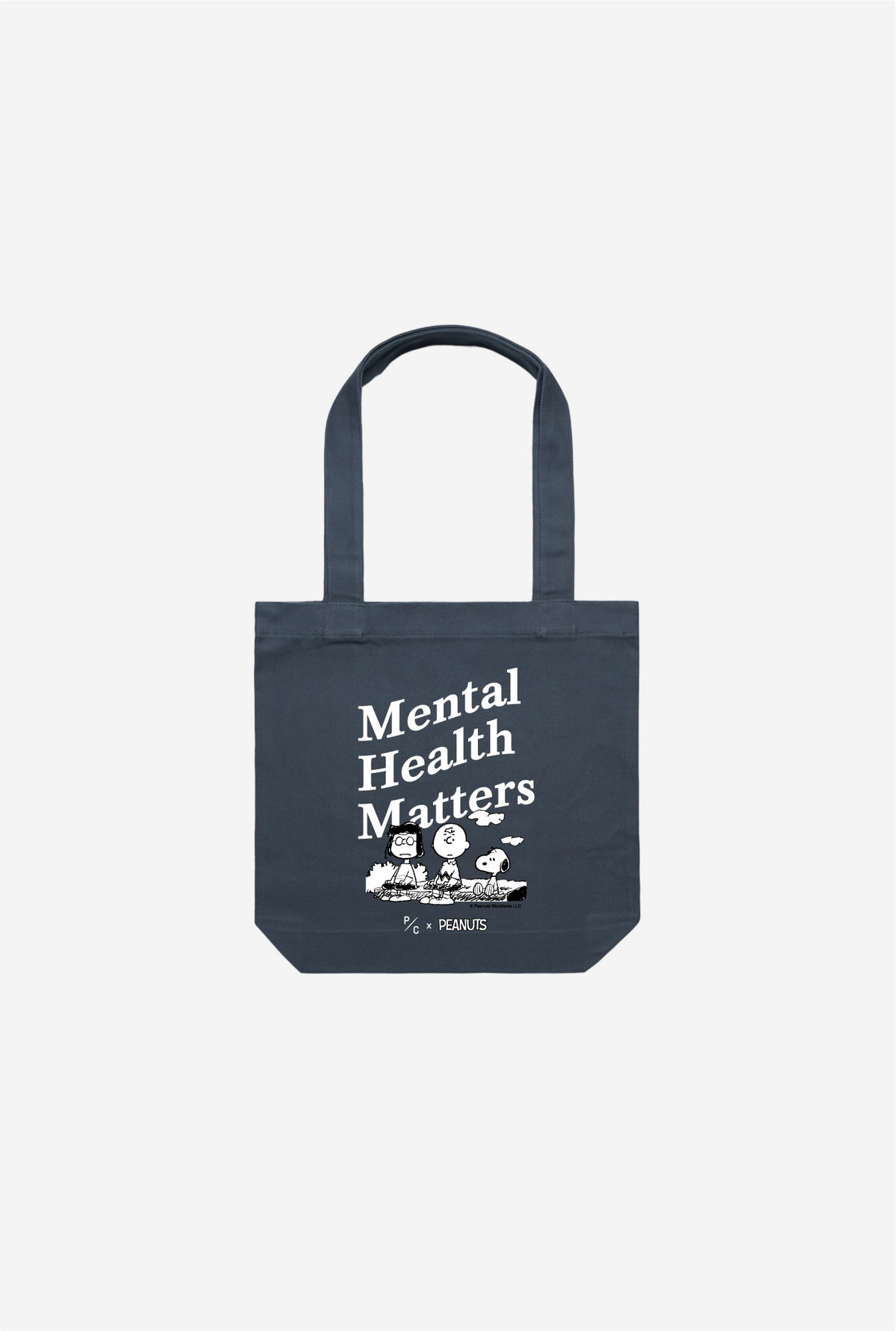Peanuts Mental Health Matters Tote - Petrol Blue