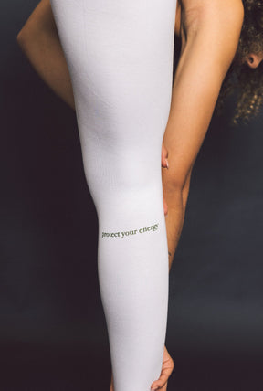 Legging Protect Your Energy Movement™ - Blanc