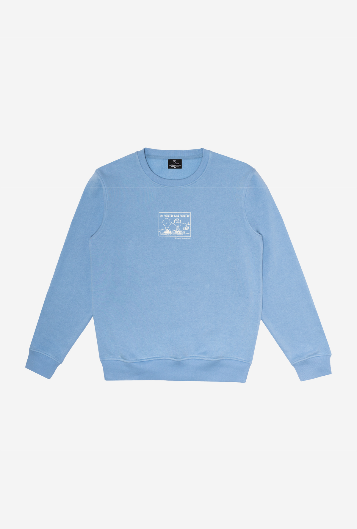 Peanuts My Anxieties have Anxieties Crewneck - Vista Blue