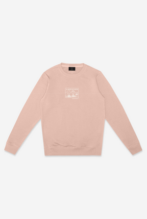 Peanuts My Anxieties have Anxieties Crewneck - Dusty Rose