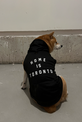 Home is Toronto Dog Hoodie - Black