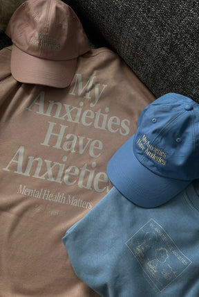 Peanuts My Anxieties have Anxieties Crewneck - Dusty Rose