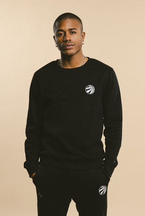 Toronto Raptors Logo Crewneck - Black