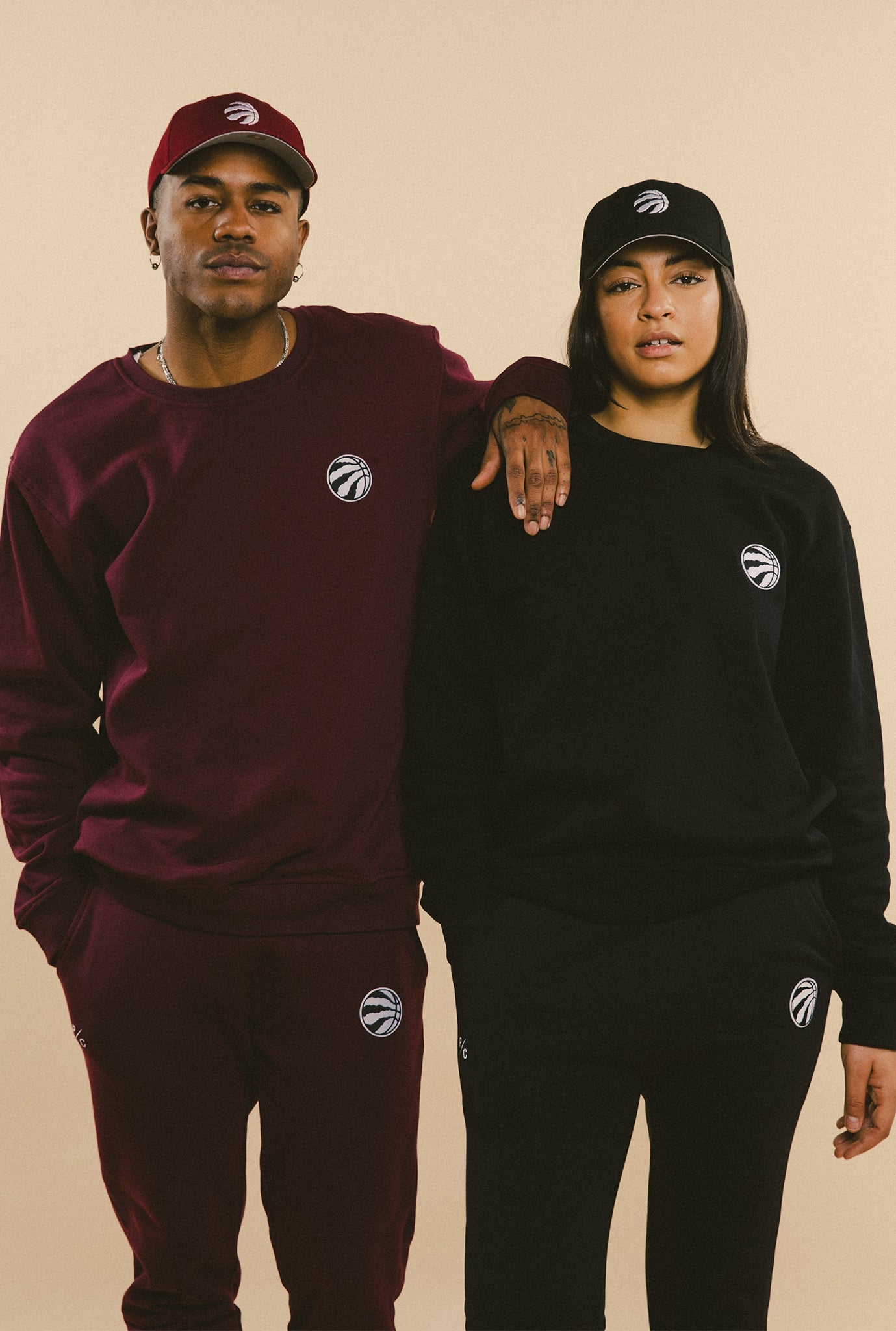 Toronto Raptors Logo Crewneck - Black