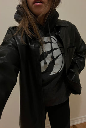 Sweat à capuche avec logo délavé Toronto Raptors - Noir