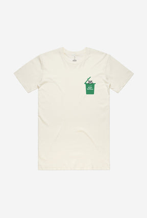 T-shirt raton laveur Home is Toronto - Naturel