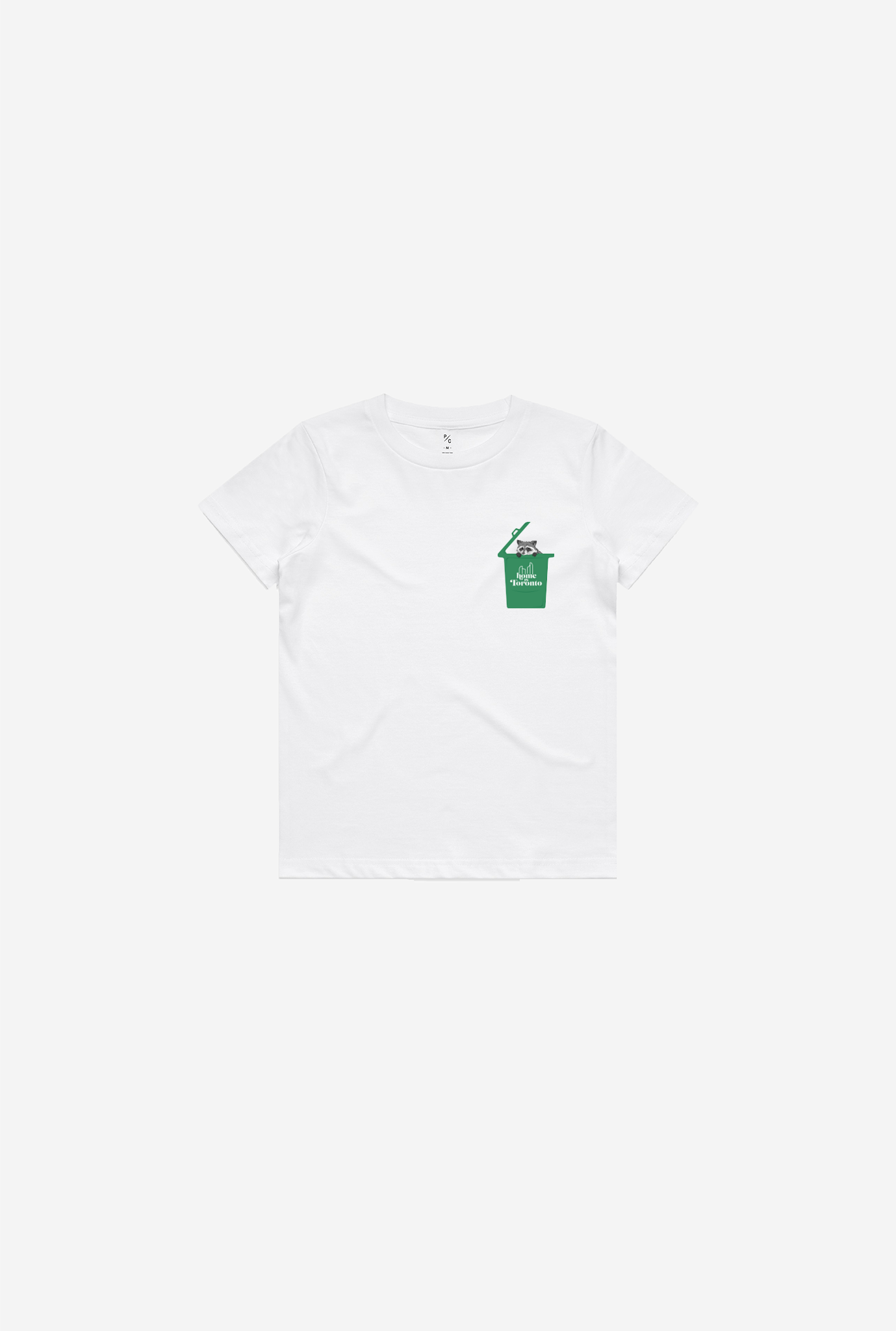 T-Shirt Enfant Home is Toronto Raccoon - Blanc