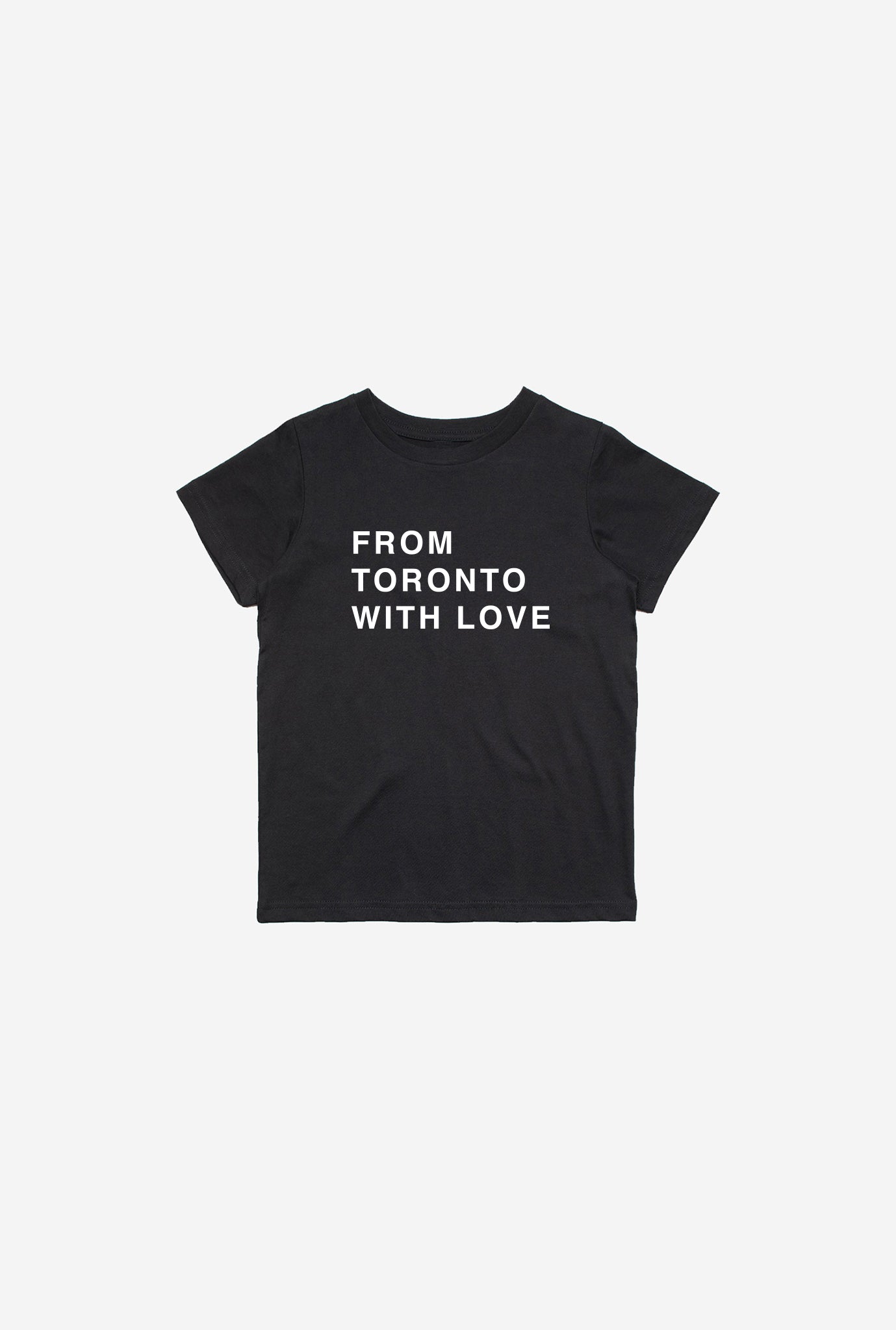 T-shirt enfant de Toronto avec amour - Noir