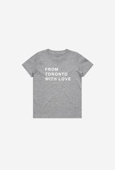 From Toronto with Love Kids T-Shirt - Grey