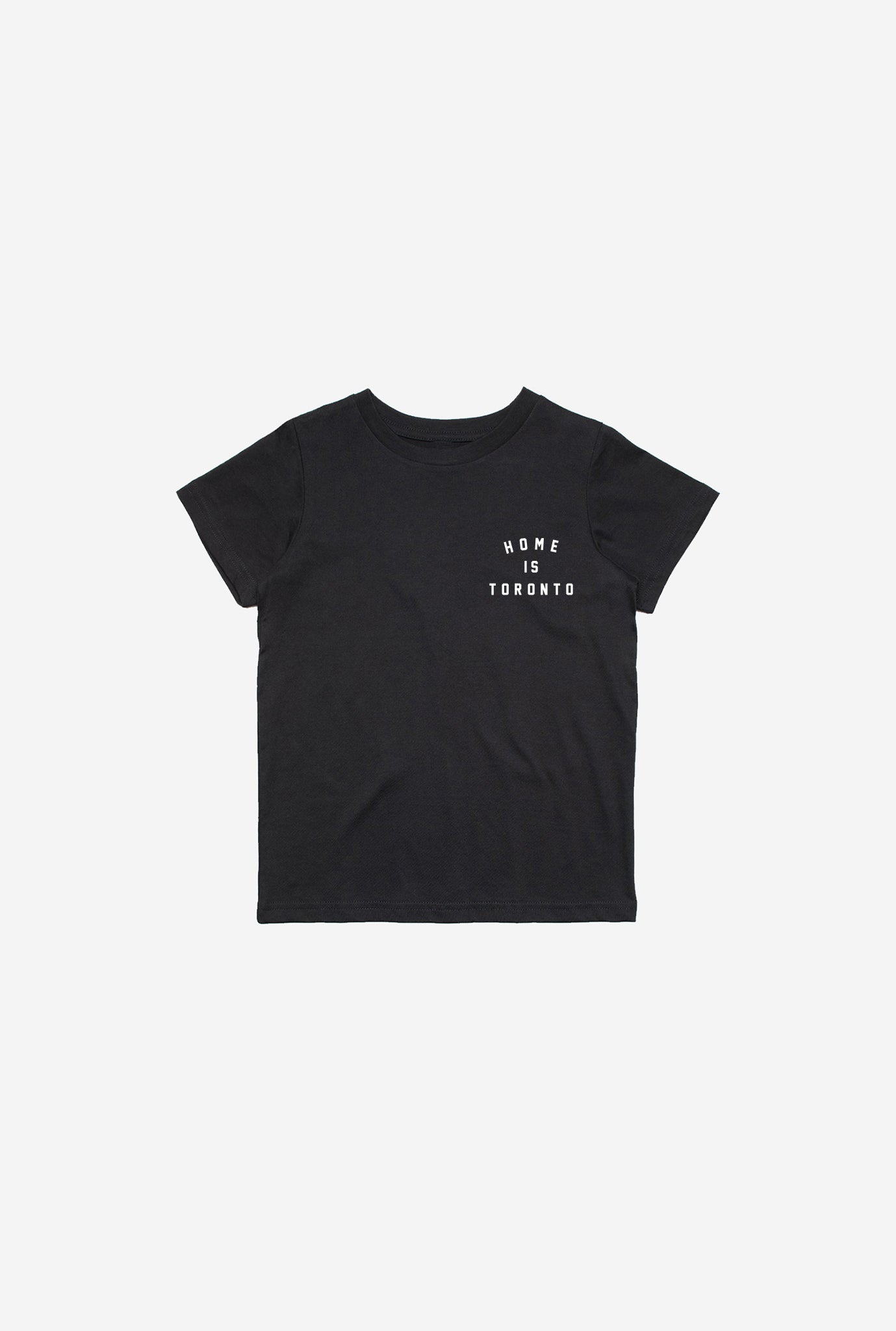 T-shirt enfant Home is Toronto Crescent - Noir
