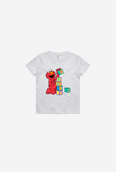 T-Shirt Enfant P/C x Sesame Street Building Blocks - Gris