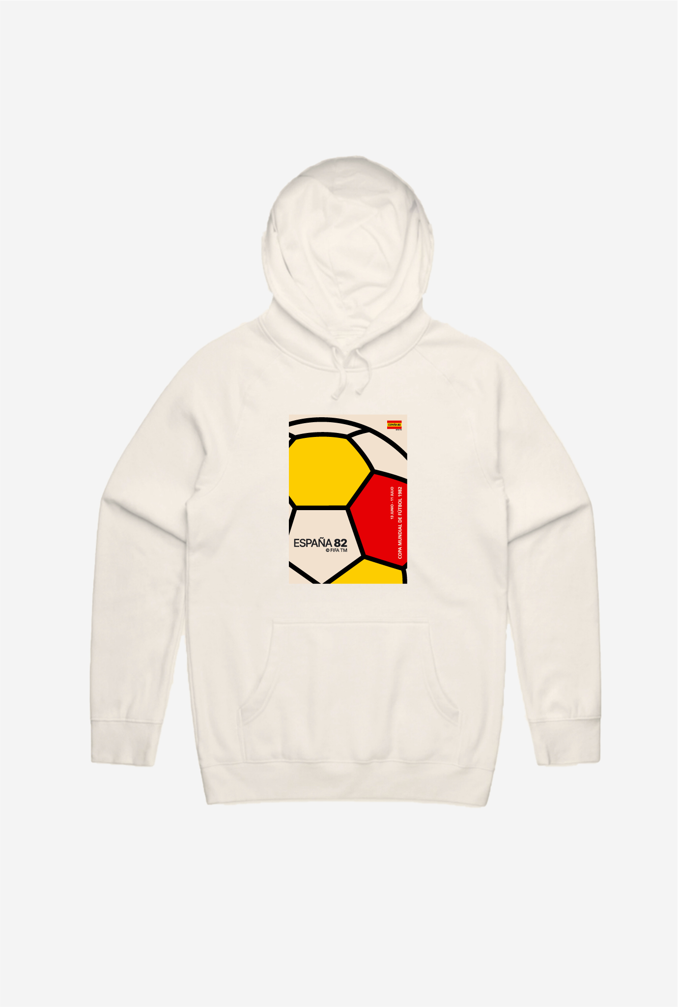 FIFA World Cup Espana 1982 Poster Hoodie - Ivory