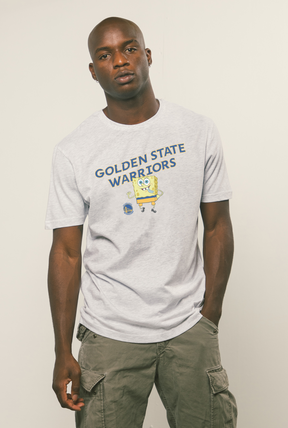 Golden State Warriors Spongebob T-Shirt - Ash