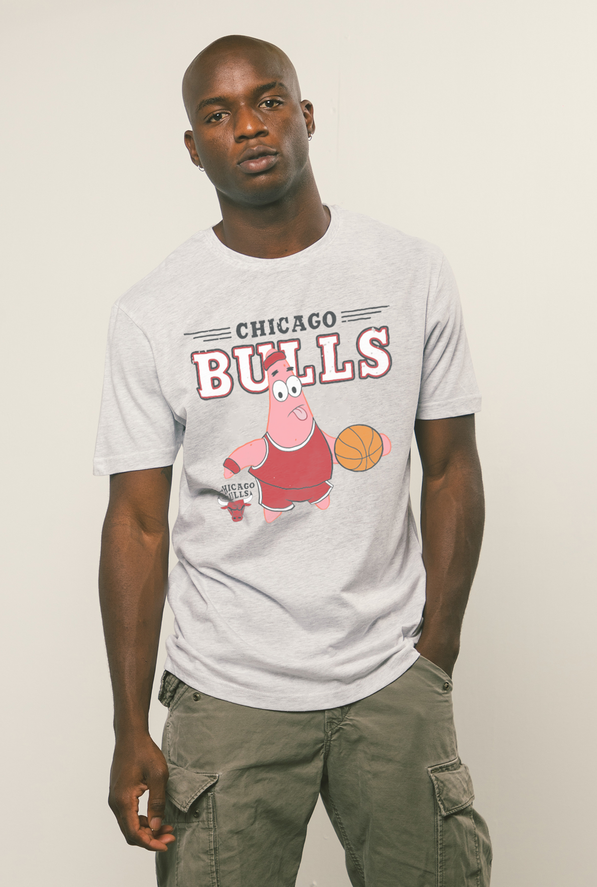 Chicago Bulls Patrick T-Shirt - Ash