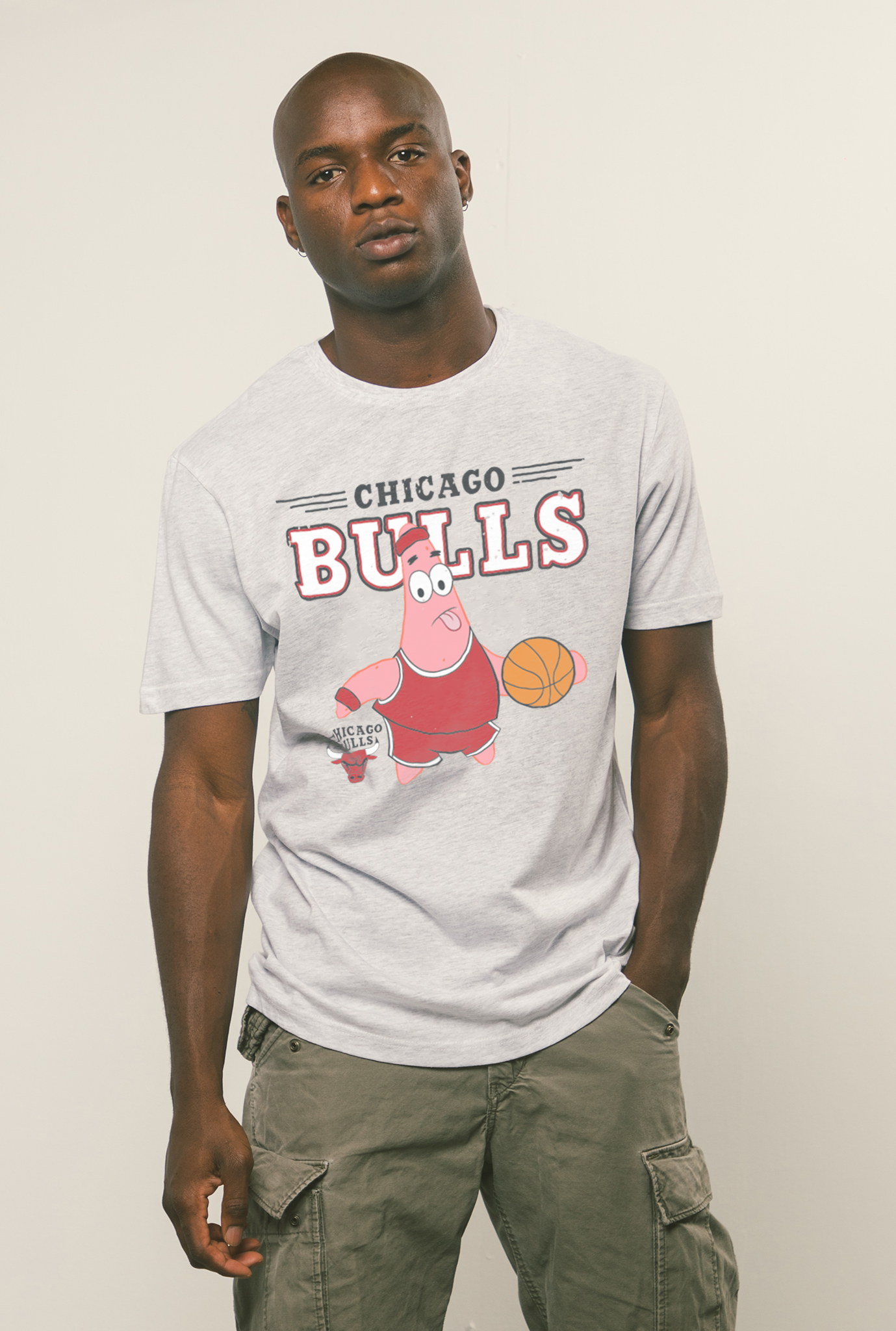 Chicago Bulls Patrick T-Shirt - Ash